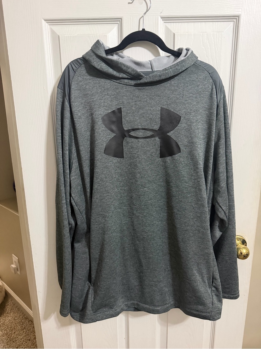 Under Armour Gray Hooded Pullover Sweatshirt XXL